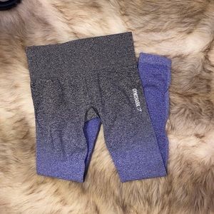 Gymshark Ombre Seamless Leggings - Indigo/Black